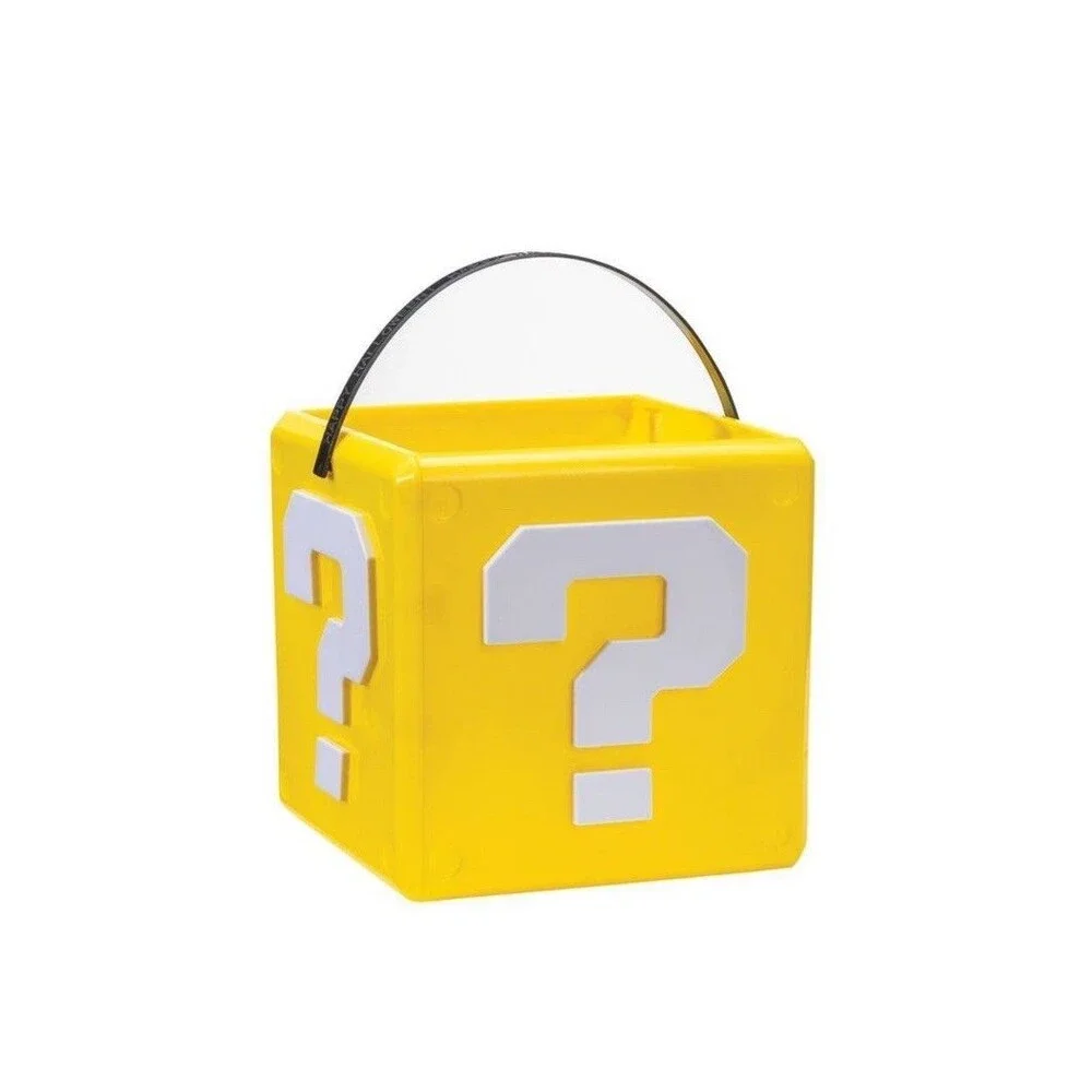 Nintendo Super Mario Bros Halloween Trick Or Treat Pail, Candy Bucket IN HAND